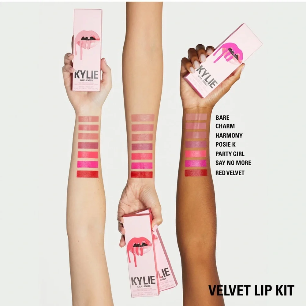 KYLIE JENNER VELVET LIQUID LIPSTICK & LIP LINER KIT - PARTY GIRL (NEW)